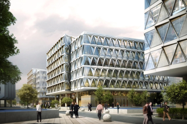 Broadway Malyan Designs New Urban District in Chengdu - Facade