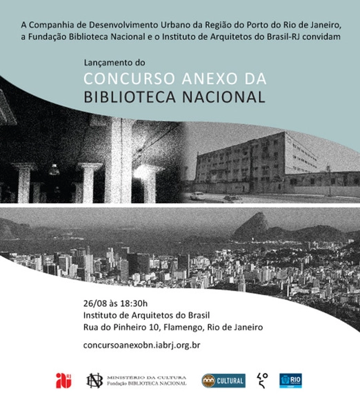 Lançamento do concurso de projeto para o edifício anexo da Biblioteca Nacional - Imagem de Destaque