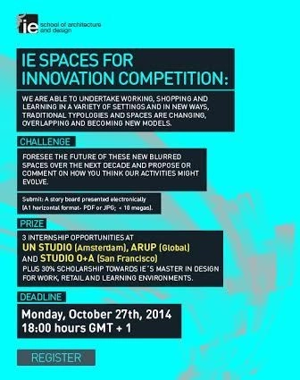 IE School of Architecture and Design's SPACES FOR INNOVATION Prize - Featured Image