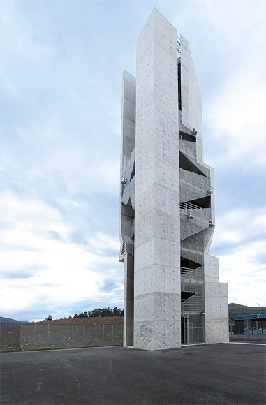 Textured Tower / Coll-Barreu Arquitectos - Other Structures, Facade