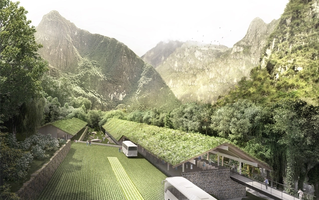 Segundo Lugar en concurso de ideas para futuras intervenciones en Machu Picchu / Perú - Centro De Investigación