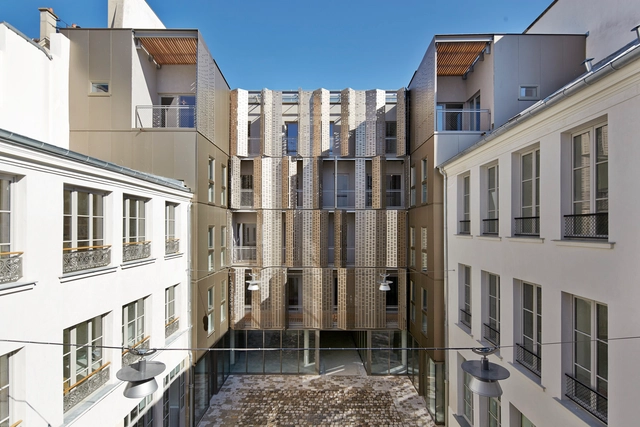 Le Marais, Vivienda Social y Oficinas / Atelier du Pont - Imagen Principal