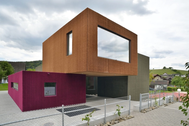 New Weiach Kindergarten / L3P Architekten - Kindergarten, Facade