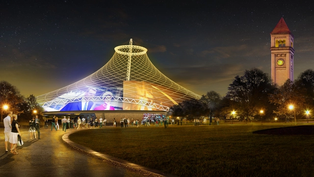 Olson Kundig Architects Reinvents Site of Expo '74 World's Fair for 40th Anniversary - Facade, Cityscape