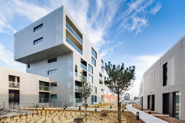 Le Havre – Cote Docks Vauban / Philippe Dubus Architecte - Housing, Facade