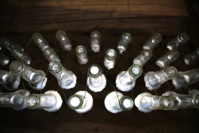 Experiencia de construcción con botellas de vidrio - Sustentabilidad