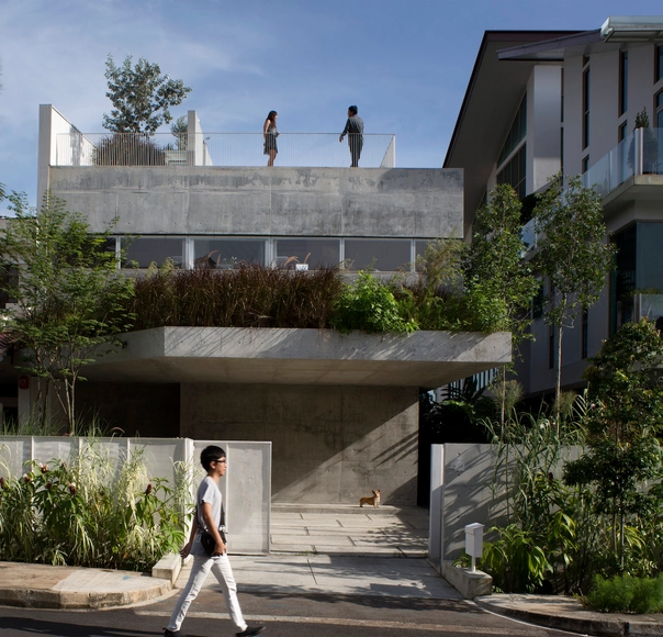Terrace House / Formwerkz Architects - Houses, Facade