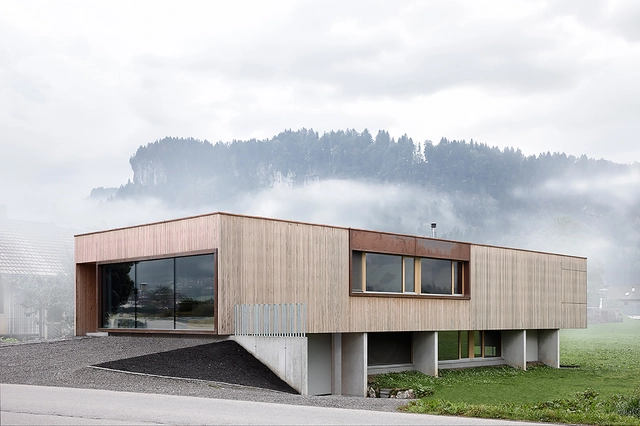 Casa con sala de exposiciones / ao-architekten - Showroom