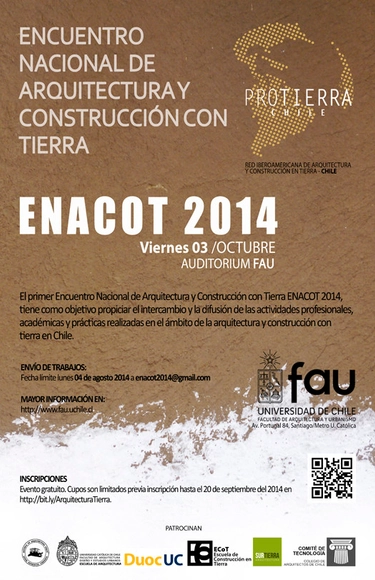 ENACOT 2014: Encuentro Nacional de Arquitectura y Construcción con tierra / Santiago - Imagen Principal
