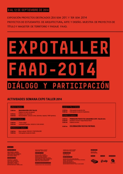 Expo Taller UDP 2014: Diálogo y participación / Santiago - Imagen Principal