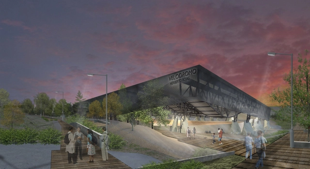 Primer Lugar en concurso de anteproyectos Parque Deportivo Villa Alemana / Chile - Recreación Y Entrenamiento