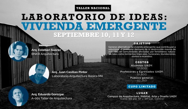 Laboratorio de Ideas: Vivienda Emergente / Mérida, Yucatán [¡Sorteo cerrado!] - Imagen Principal