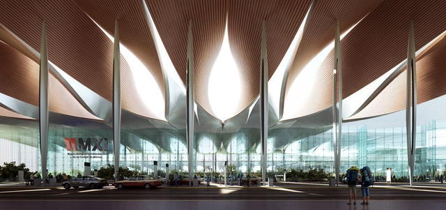 Sordo Madaleno & Pascall+Watson presentan su propuesta para el Nuevo Aeropuerto de la Ciudad de México - Imagen Principal