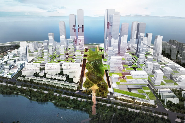 KAMJZ Reveals Proposal for Shenzhen Bay Super City Masterplan - Featured Image