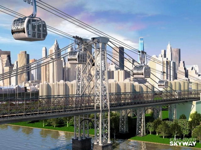 High-Speed "Skyway" Aims to Shorten Commutes from Brooklyn to Manhattan - Featured Image