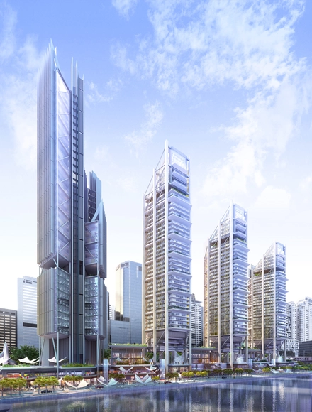 Comienza construcción de primer proyecto de Rogers Stirk Harbour en Medio Oriente - Rascacielos 