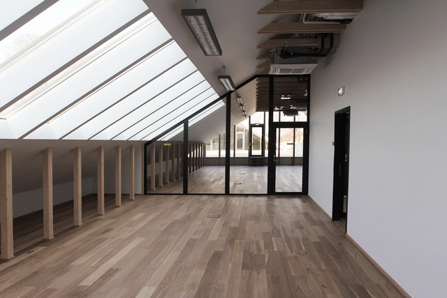 Kuressaare College Towing Tank / b210 architects - Facade, Beam, Handrail, Lighting