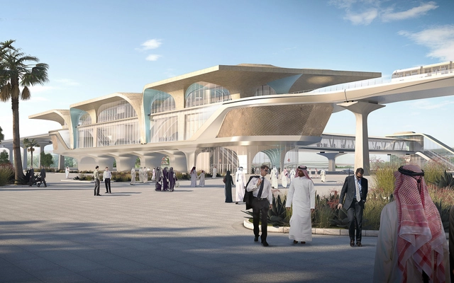 UNStudio Appointed to Create Identity for Qatar's New Metro Network -           Metro Station, Facade