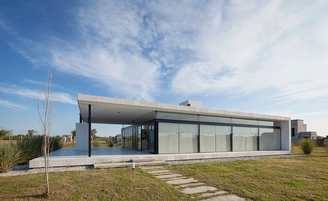 Casa Ribera 1 / Escribano + Bourquin - Casas, Fachada, Puerta