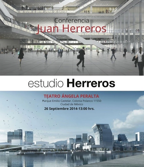 Conferencia Juan Herreros, estudio Herreros / Colegio de Arquitectos de la Ciudad de México - Imagen Principal