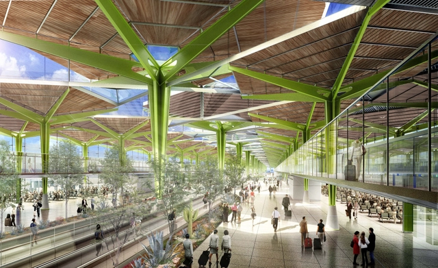Propuesta de LegoRogers para el diseño del Nuevo Aeropuerto Internacional de la Ciudad de México - Imagen Principal