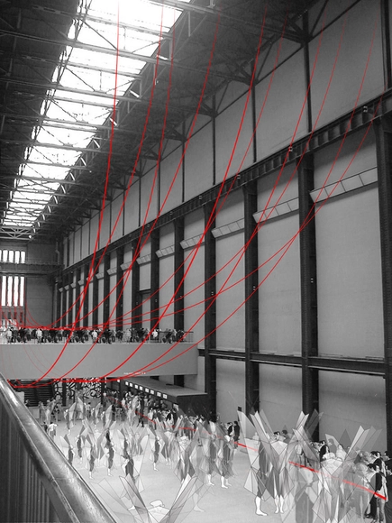 Gia Wolff Transforms the Tate Modern with Canopy of Ropes - Temporary Installations, Facade