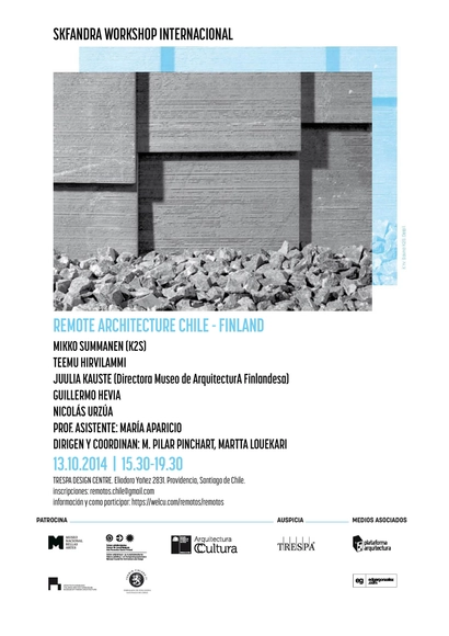 Eventos Colaterales en 'Remotos: maratón de arquitectura Chile-Finlandia' / ¡Sorteamos cupos! - Imagen Principal