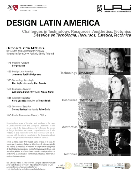 Design Latin America: desafíos en Tecnología, Recursos, Estética y Tectónica - Imagen Principal