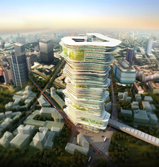 Primer Lugar en concurso de ideas SuperSkyScrapers - Rascacielos 