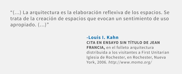 Frases: Louis I. Kahn - Frases