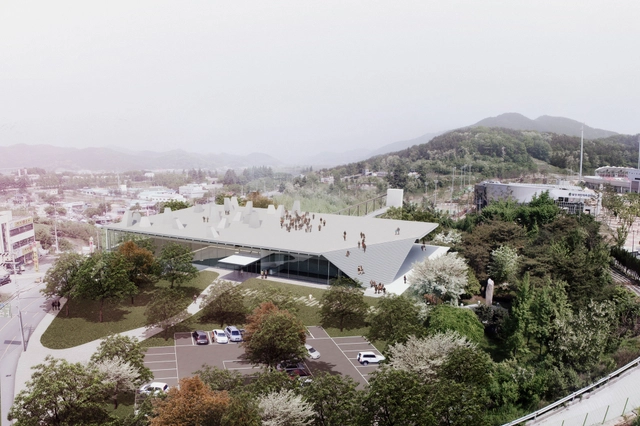 Competition Entry: Pedro Livni + Fernando De Rossa's Proposal for Dalseong Citizen’s Gymnasium - Gymnasium