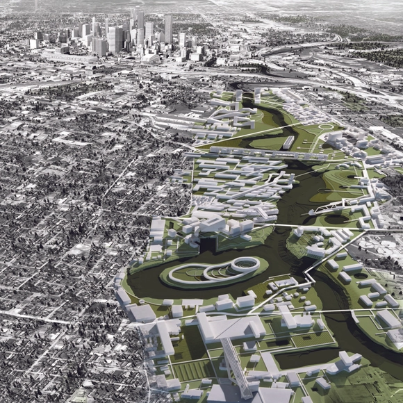 A Walk Along the Bayou: An Award-Winning Proposal Aims to Reinvent Houston’s River - Featured Image