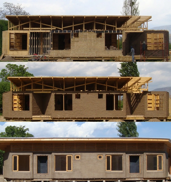 Permacultura y geometrías sagradas: un 'centro holístico' de madera, paja y adobe - Sustentabilidad