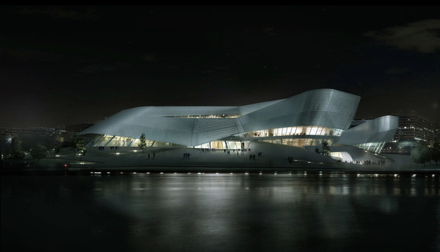 宁波城市规划展览中心设计/ playze and Schmidhuber - 展览中心