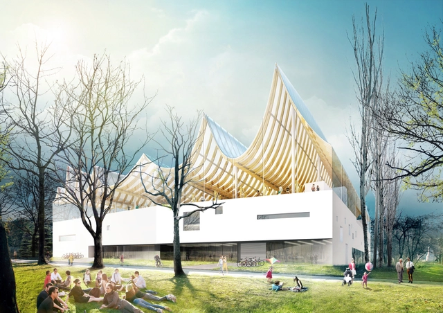 Competition Entry: Fundamental Envisions “House of Hungarian Music” for Budapest - Museum