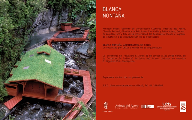 Exposición "Blanca Montaña. Arquitectura en Chile" / Concepción - Imagen Principal