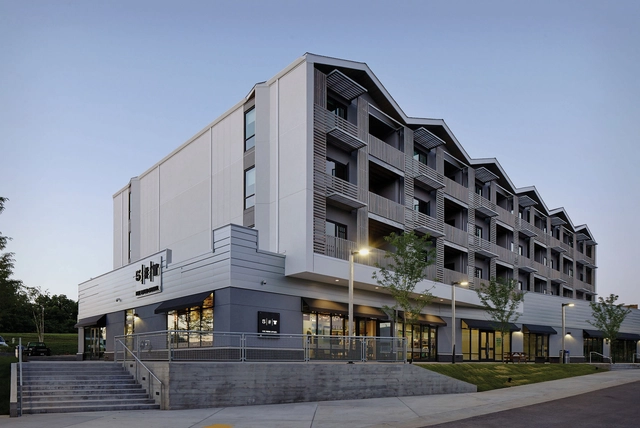 Farmers Park / Hufft Projects - Market, Facade, Door, Stairs