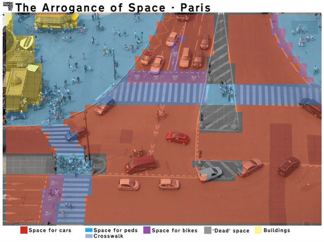 "The Arrogance of Space": Mapping The Unfair Distribution of Public Space at Urban Intersections - Featured Image