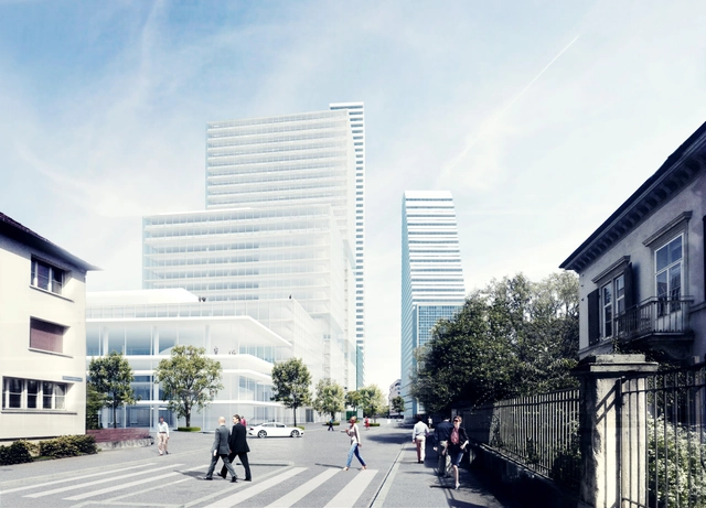 Herzog & de Meuron diseña una torre de 205 metros y un Centro de Investigación para una compañía farmacéutica suiza - Imagen Principal