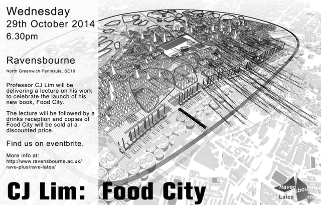 Bartlett Professor CJ Lim to Launch "Food City" Book at Ravensbourne - Featured Image