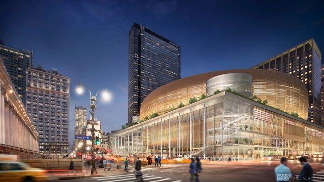 Woods Bagot's Alternative Penn Station Solution Would Keep Madison Square Garden - Featured Image