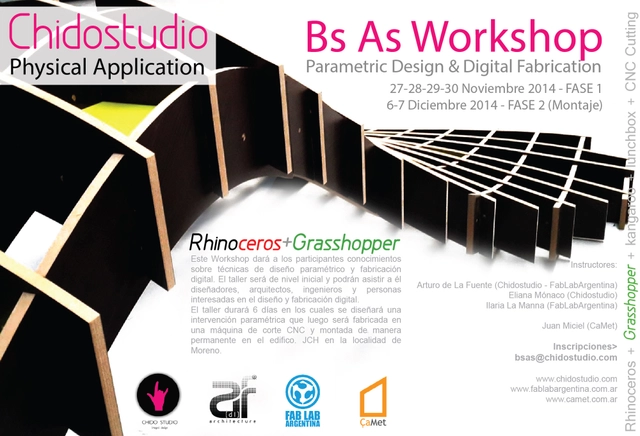 Chidostudio: Bs As Workshop Parametric Design & Digital Fabrication / ¡Sorteamos un cupo! - Imagen Principal