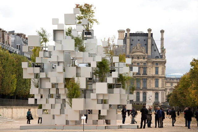 藤本壮介 巴黎艺术博览会宜居的游动雕塑 / Sou Fujimoto - 主图