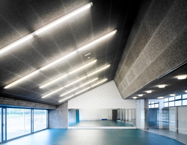 UDC Gymnasium Under Stands / GLF Arquitectos - Gymnasium