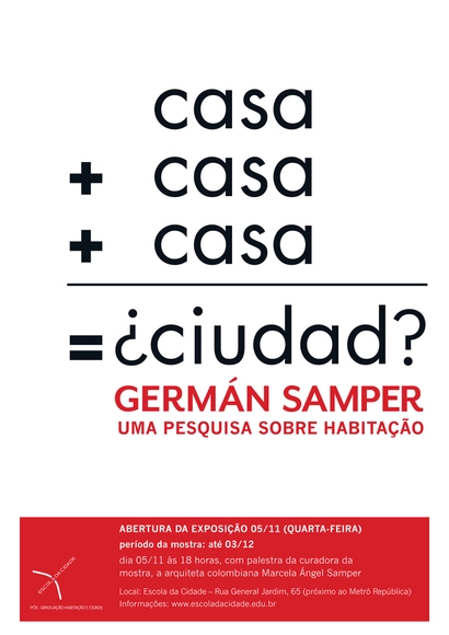 Escola da Cidade promove exposição sobre Germán Samper - Imagem de Destaque