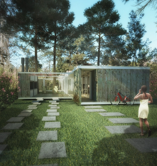 Terceiro Lugar no Concurso de Habitação RIFA 2014 / Uruguai - Casas