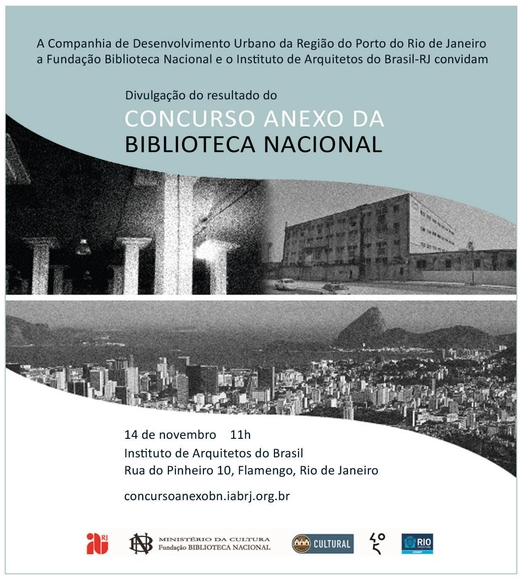 Divulgação do resultado do Concurso Anexo da Biblioteca Nacional - Imagem de Destaque