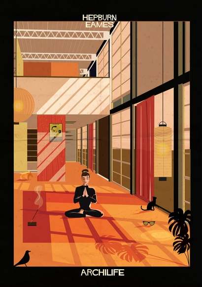 ARCHILIFE: Estrelas do cinema em obras-primas modernistas - Imagem de Destaque