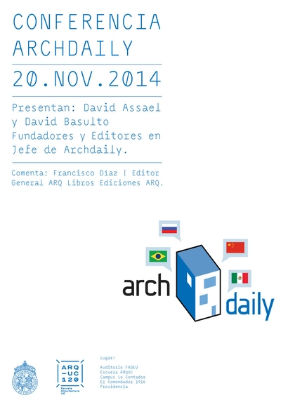 Fundadores de ArchDaily presentan conferencia en Santiago de Chile - Imagen Principal
