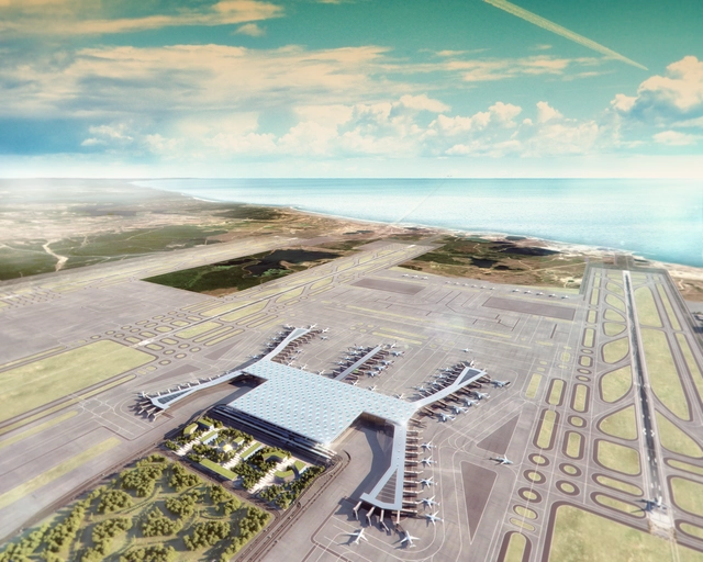 Grimshaw revela nuevas imágenes del aeropuerto más grande del mundo en Estambul - Imagen Principal